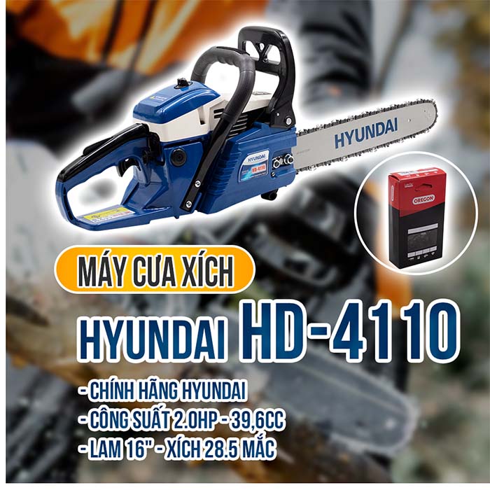 máy cưa xích hyundai hd-4110