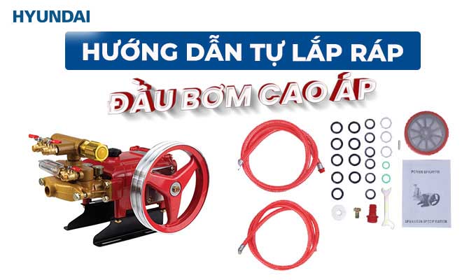 lắp ráp đầu bơm cao áp