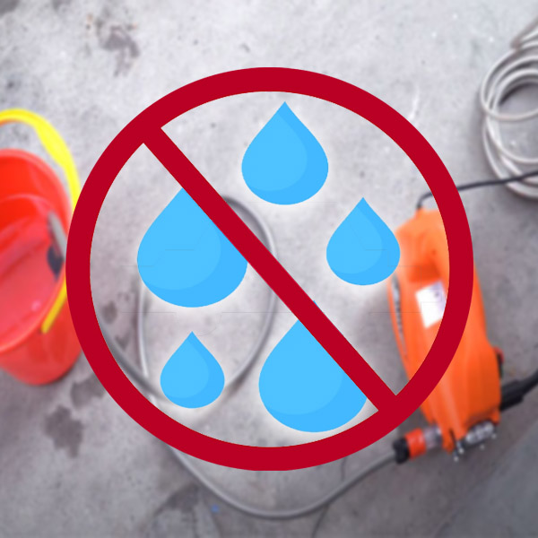 máy rửa xe không hút được nước