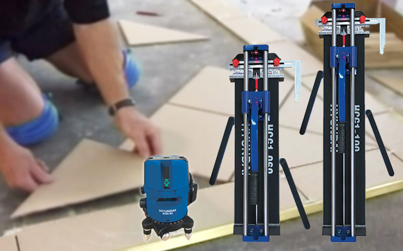 bàn cắt gạch và máy cân mực