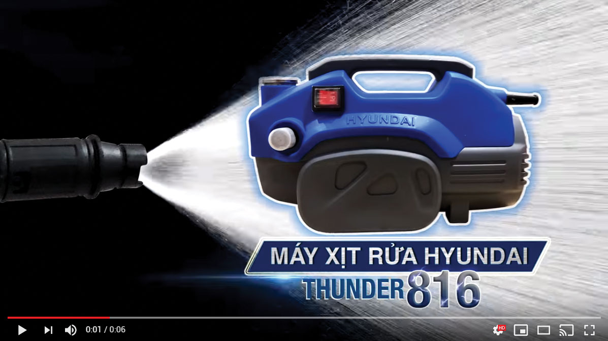 HYUNDAI | Máy Xịt Rửa Hyundai áp lực cao